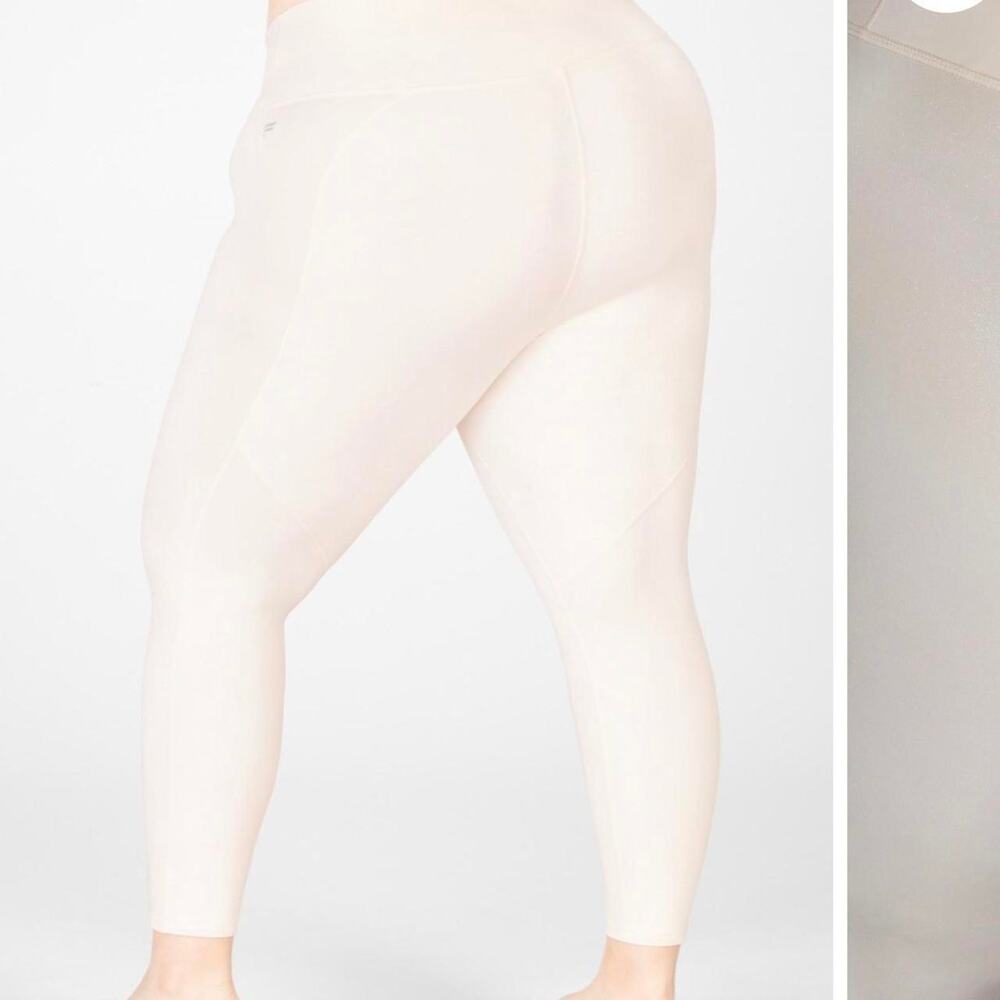 Fabletics High-Waisted Iridescent Luxe 7/8 Leggings Size 3X NWT